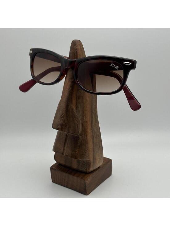 Le TIGRE Rectangular Tortoiseshell Sunglasses Burgundy Arms